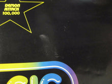 Load image into Gallery viewer, Original 1982 DEMON ATTACK Video Game Promo Poster IMAGIC Atari 2600 printed USA
