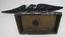 Load image into Gallery viewer, Antique Cast Iron FOE FRATERNAL ORDER of EAGLES Bookend Small Doorstop Statue
