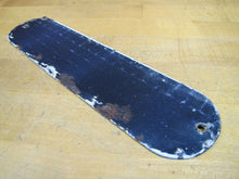 Load image into Gallery viewer, Old Porcelain NO SMOKING Sign Gas Station Repair Shop Industrial Blue White
