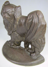 Load image into Gallery viewer, PEKINGESE Old Figural Dog Bronze Brass Doorstop Bookend Decorative Art Statue
