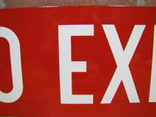 Load image into Gallery viewer, TO EXIT Old Porcelain Sign Subway RR Industrial Shop Safety Advertising
