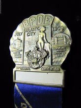 Load image into Gallery viewer, 1938 ATLANTIC CITY Art Deco BATHING BEAUTY BPOE Elks Convention Ribbon
