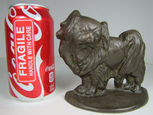 Load image into Gallery viewer, PEKINGESE Old Figural Dog Bronze Brass Doorstop Bookend Decorative Art Statue
