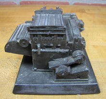 Load image into Gallery viewer, Old HALLDEN MACHINE Co THOMASTON CT Industrial Machinery Newspaper Press Paperwt
