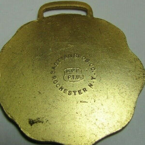 Antique MEAT CUTTERS & BUTCHERS WORKMEN AFL Fob Medallion BASTIAN BROS NY Ornate