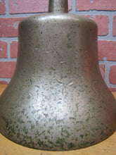 Load image into Gallery viewer, USN UNITED STATES NAVY Old BRASS NICKEL PLATED Retired Nautical Ships Boat Bell
