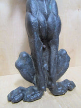 Load image into Gallery viewer, Antique Brass Whippet Dog Doorstop Whimsical Decorative Art Statue Old Make-Do
