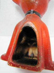 Vtg Mid Century Cat Incense Burner detailed kitty big belly mouth Retro Japan