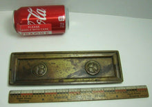 Load image into Gallery viewer, Art Nouveau Antique Decorative Arts Bronze Tray Ornate Flowers Desk Dresser
