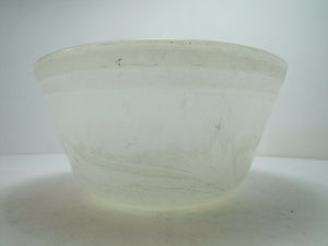 HULL ICE CREAM FARMERS COOP CREAMERY Old Ad Bowl IOWA F Mark Heat Proof USA