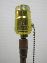 Load image into Gallery viewer, Arts &amp; Crafts Arrow Decorative Lamp Brass Bronze Triple Arrow Tip Point Legs
