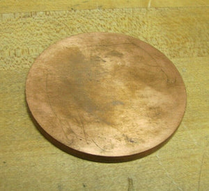 1969 APOLLO 11 Copper Enamel Medallion Paperweight NASA American Mint Associates
