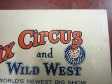 Load image into Gallery viewer, Early 1900&#39;s TOM MIX CIRCUS and WILD WEST Show Business Card - Original
