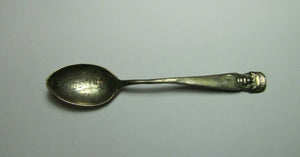 BRAIDENTOWN FLA Antique Sterling Silver Florida USA Souvenir Spoon Figural Head
