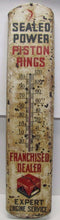 Load image into Gallery viewer, Orig 1950s Sealed Power Pistons Rings Advertising Thermometer sign made in USA
