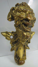 Load image into Gallery viewer, Antique 19c Bronze Devil Demon Decorative Art Ornate Architectural Hardware
