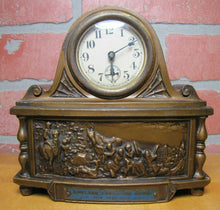 Load image into Gallery viewer, CHELSEA EXCHANGE BANK NEW YORK CITY Antique Advertising Clock Waterbury Co
