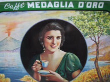 Load image into Gallery viewer, Original Caffe&#39; Medaglia D&#39;Oro COFFEE ESPRESSO Advertising Tray America&#39;s Finest

