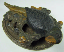 Load image into Gallery viewer, Antique Cast Iron Parrot Door Knocker Sm Interior Hardware B&amp;B Bathroom Bedroom
