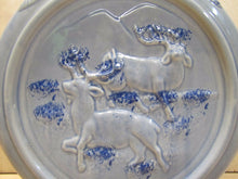 Load image into Gallery viewer, Bardell&#39;s Root Beer Stoneware Pottery Jug Canteen Handle Decorated Mountain Deer
