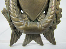 Load image into Gallery viewer, EAGLE Old Brass Door Knocker Figural Architectural Hardware Element
