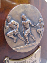 Load image into Gallery viewer, 1938 ARUNDEL HOTEL Award Trophy UNIVERSITY OF MARYLAND ONE MILE RELAY AAU Track
