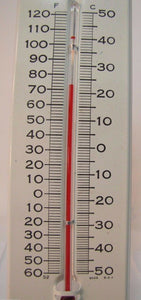 Old HAVERLY MORTUARY Adv Thermometer Sign AMBULANCE FUNERAL MITCHELL INDIANA