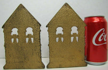Load image into Gallery viewer, The BELFRY c1928 Cast Iron Old Figural Decorative Art Statue Bookends
