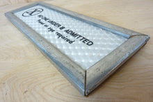 Load image into Gallery viewer, X NO ONE UNDER 18 ADMITTED Original 1960/70s Movie Theater Holographic Ad Sign

