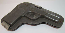 Load image into Gallery viewer, Old Chocolate Mold figural tin metal rare old hard to find candy making two part
