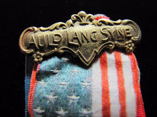 Load image into Gallery viewer, 1883 1912 CAFE MARTIN NEW YORK Souvenir Medallion Flag Ribbon Dieges Clust NY
