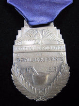 Load image into Gallery viewer, 1938 NATIONAL ASSN of RETAIL DRUGGISTS CHICAGO Convention Ribbon Medallion
