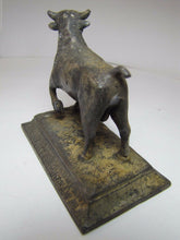 Load image into Gallery viewer, AJAX METAL Co Old Advertising Paperweight PHILADELPHIA BIRMINGHAM Bull Babbitt
