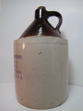 Load image into Gallery viewer, Antique HANSEN&#39;S LABORATORY Stoneware Jug Little Falls NY butter cheese color
