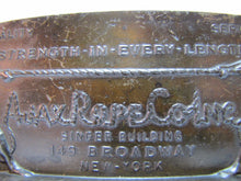 Load image into Gallery viewer, Antique AJAX ROPE Co Advertising Paperweight Singer Bldg NY Tug-O-War store dspl
