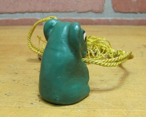 Elephant Antique Cast Iron Pencil Holder Original Old Painted Surface Ornate