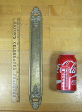 Load image into Gallery viewer, Old Brass DOOR PUSH Decorative Arts Detailed Architectural Hardware Element
