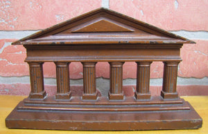 CJO JUDD Antique Cast Iron Colliseum Bookends Decorative Art Statue Doorstop