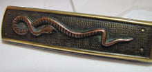 Load image into Gallery viewer, Serpent Snake Decorative Arts Letter Opener Germany high relief bronze handle
