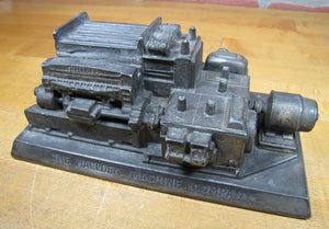 Old HALLDEN MACHINE Co THOMASTON CT Industrial Machinery Newspaper Press Paperwt