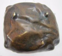 Load image into Gallery viewer, 1940s Brass GROUSE Tray Card Tip Trinket High Relief Decorative Arts
