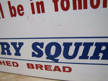 Load image into Gallery viewer, 1960s COUNTRY SQUIRE BREAD Store Display Rack Ad A-M Co Sign WE'RE ALL SOLD OUT
