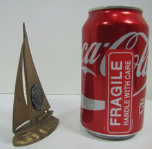 Load image into Gallery viewer, Old GRAND CANYON OF PA Pennsylvania Souvenir INDIAN SAILING SHIP Paperweight
