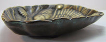 Load image into Gallery viewer, 1940s Brass GROUSE Tray Card Tip Trinket High Relief Decorative Arts
