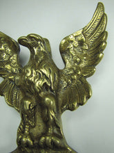 Load image into Gallery viewer, Spread Winged Eagle Old Brass Figural Door Knocker Hardware Element
