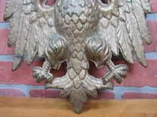 Load image into Gallery viewer, Antique Cast Iron EAGLE Wall Mount Decorative Art Plaque Universal Co Pat Pend
