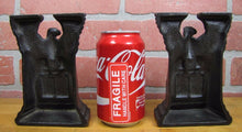 Load image into Gallery viewer, NATIONAL LIBERTY INSURANCE Co of AMERICA Old Cast Iron Eagle Bookends 1929
