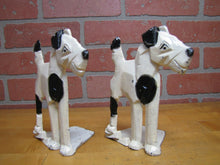Load image into Gallery viewer, SPENCER FOUNDRY Art Deco Stylized Decorative Arts Dog Bookends Geometric Cubist
