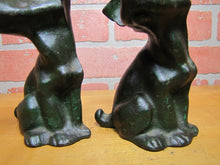 Load image into Gallery viewer, Antique Droopy Eye Dog Cast Iron Bookends Doorstops Decorative Art Statues
