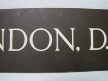 Load image into Gallery viewer, GEO J LONDON DDS Antique Bronze Sign Dentist Dental ESSEX FELLS BRONZE GUILD NJ
